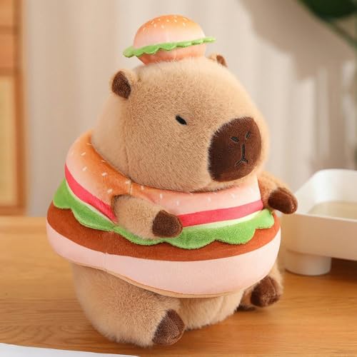 QhBdjx Kreative Capybara Puppe Biene Kaki Burger Capybara Plüschtiere Geburtstagsgeschenke für Kinder 40cm 2 von QhBdjx