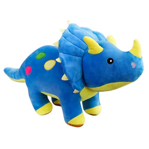 QhBdjx Kreativer Plüsch Triceratops Stegosaurus Plüsch Dinosaurier Puppe Plüsch Spielzeug Dinosaurier Spielzeug Geburtstagsgeschenke für Kinder 100cm 3 von QhBdjx