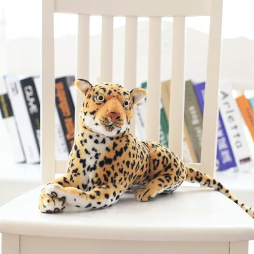 QhBdjx Lustige Leopard Plüschtiere Cartoon Tiere Leopard Plüsch Puppen Zuhause Sofa Dekoration Puppen Kinder Junge Geburtstag 45cm 1 von QhBdjx