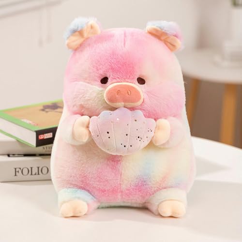 QhBdjx Neue Regenbogen Schwein Plüschtier Plüsch Puppe Schweinchen Puppe Geschenk Kinder Geburtstagsgeschenk 20CM 1 von QhBdjx