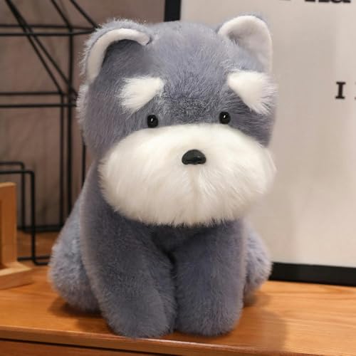 QhBdjx Niedliche Hund Schnauzer Puppe Hundepuppe Kinder Plüschtiere Kinder Geburtstagsgeschenke 45CM 1 von QhBdjx