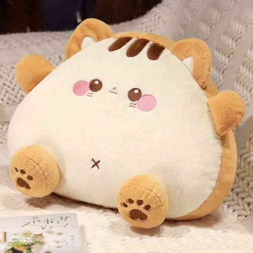 QhBdjx Niedliche Keks Katze Tier Kissen Weicher Plüsch Toast Brot Nickerchen Kissen Spielzeug Plüsch Katze Home Decor Plüsch Geburtstag Geschenk Puppe 30CM 2 von QhBdjx