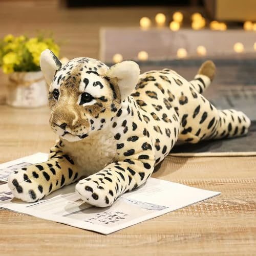 QhBdjx Niedliche Löwe Tiger Leopard Plüschtiere Niedliche Plüsch Kuscheltier Spielzeug Kinder Kinder Junge Geburtstagsdekoration Geschenke 39cm 2 von QhBdjx