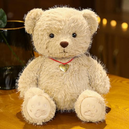 QhBdjx Niedliche Teddybär Puppe Plüschtier Puppe Mädchen Junge Geburtstagsgeschenk Puppe Kinder 25CM 1 von QhBdjx