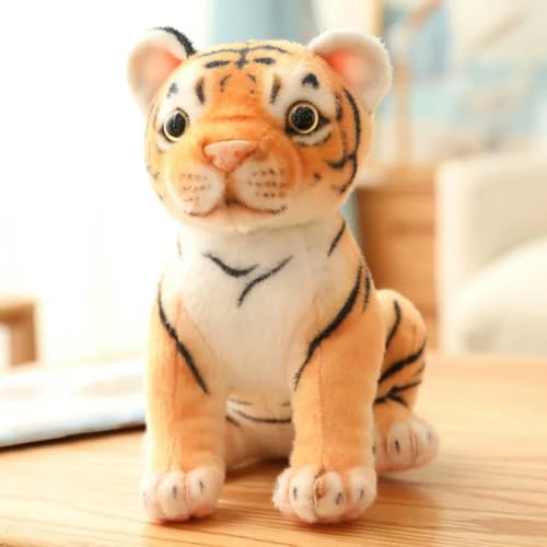 QhBdjx Niedliche Tiger Puppe Plüschtier Tiger Kinder Geschenk Junge Schlafkissen Puppe Geburtstag 29cm 1 von QhBdjx