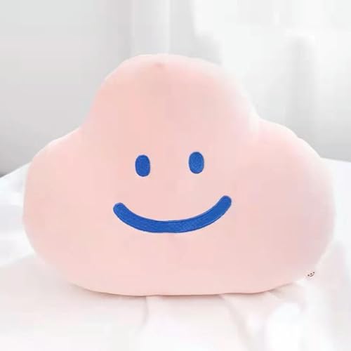 QhBdjx Niedliches Lächeln Wolke Plüsch Spielzeug Plüsch weiß Wolke Kissen Wohnkultur Kinder Mädchen Geburtstagsgeschenk 52CM 2 von QhBdjx