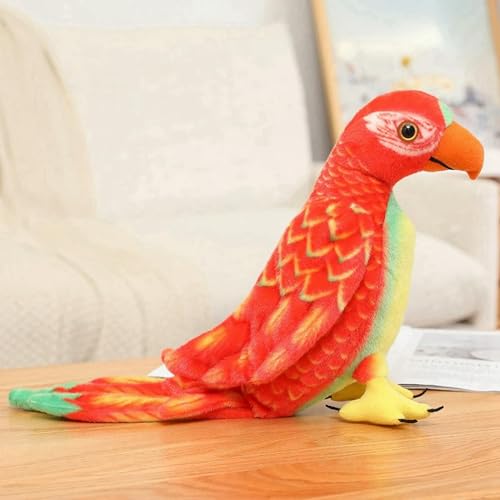 QhBdjx Niedliches Papagei Plüschtier Niedliches Tier Vogel Puppe Kindergeschenk 50cm 2 von QhBdjx