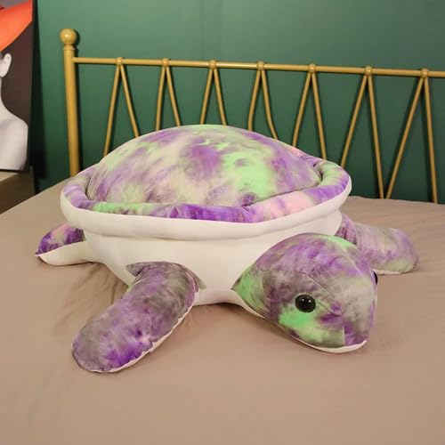 QhBdjx Niedliches Plüschtier Kawaii Tier Puppe Plüsch Weiches Tier Schildkröte Kissen Geburtstagsgeschenk für Kinder Mädchen 100cm 3 von QhBdjx