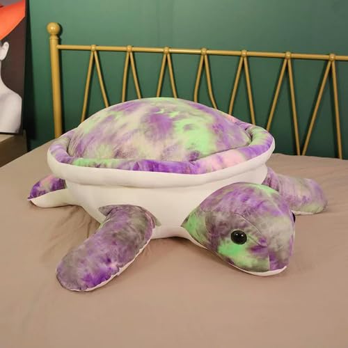 QhBdjx Niedliches Plüschtier Kawaii Tierpuppe Plüsch Weiches Tier Schildkröte Kissen Geburtstagsgeschenk für Kinder Mädchen 100cm 3 von QhBdjx