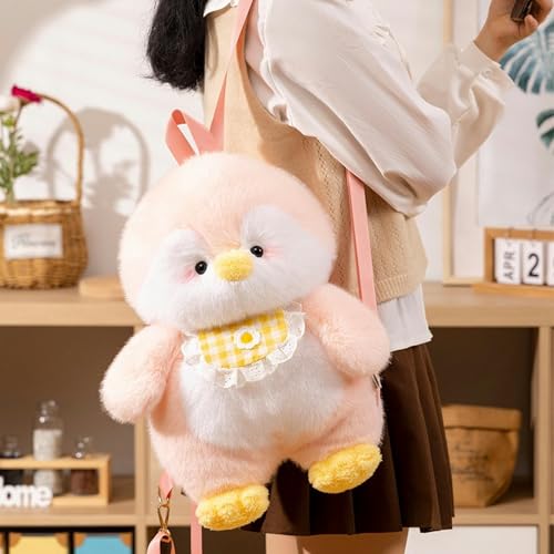 QhBdjx Pinguin Rucksack Rucksack Mädchen Puppe süße Plüsch Pinguin Puppe Ragdoll Schultasche Kinder Geburtstagsgeschenk 45CM 3 von QhBdjx