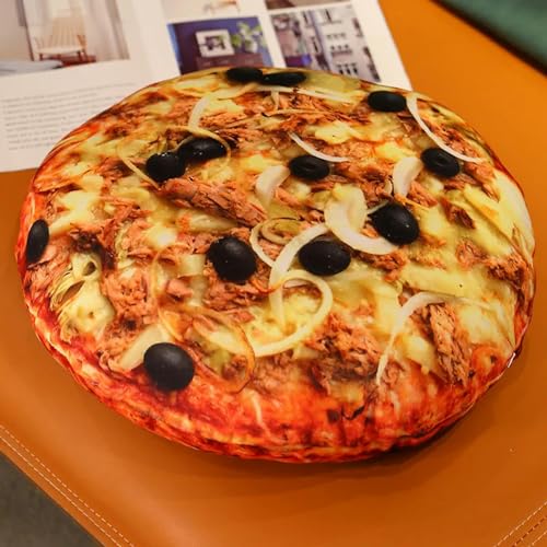 QhBdjx Pizza Form Kissen 3D Riesen Lebensmittel Plüsch Kissen Kissen Plüsch Tier Spielzeug Kinder Geburtstagsgeschenk 40CM 1 von QhBdjx