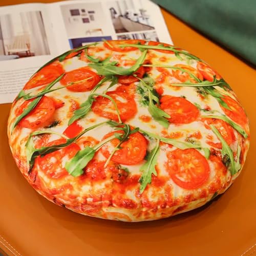 QhBdjx Pizza Form Kissen 3D Riesen Lebensmittel Plüsch Kissen Kissen Plüsch Tier Spielzeug Kinder Geburtstagsgeschenk 40CM 9 von QhBdjx