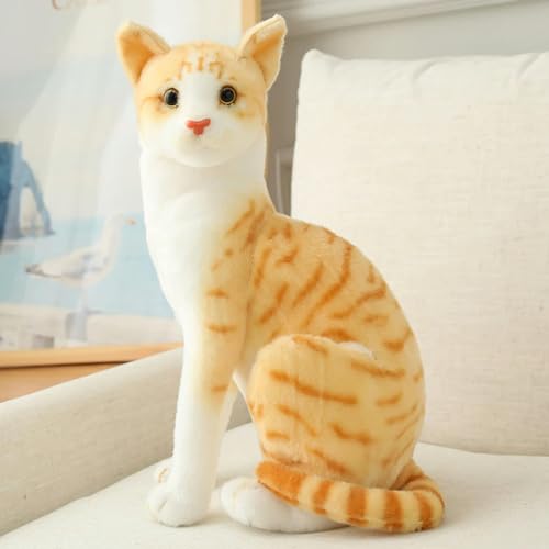 QhBdjx Plüschtiere Siamkatzen Plüschtiere Katzen Niedliche Katzenpuppen Haustierspielzeug Home Decor Geschenke für Kinder Geburtstag 25cm 2 von QhBdjx