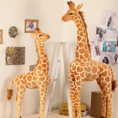 QhBdjx Riesen Giraffe Plüschtier süße Plüsch Tier Puppe weiches Tier Hirsch Puppe hochwertiges Geburtstagsgeschenk Kinderspielzeug 100cm 1 von QhBdjx