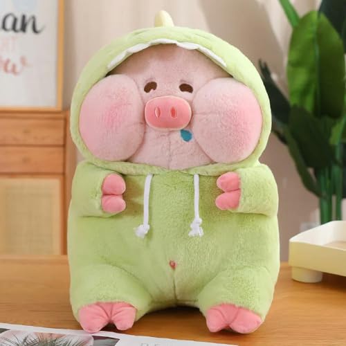 QhBdjx Schwein Dinosaurier Plüsch Puppe Niedliche Plüsch Tier Schweinchen Hut Plüsch Spielzeug Kinder Mädchen Geschenk Geburtstagsgeschenk 20cm 1 von QhBdjx