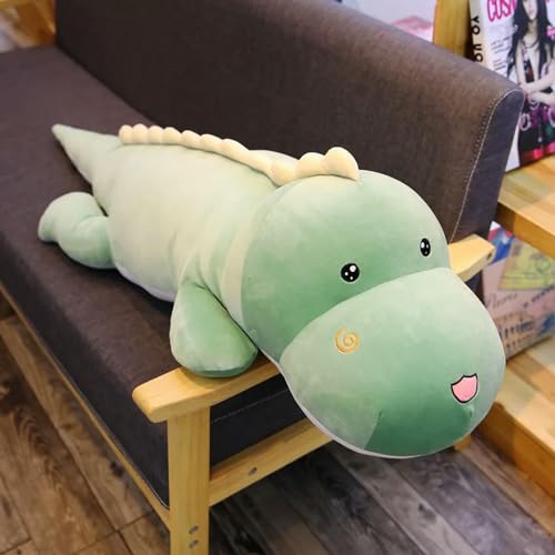 QhBdjx Super Soft Niedliche Dinosaurier Plüsch Kissen Cartoon Tier Dinosaurier Plüsch Puppe Bett Stuhl Geburtstag Kinder Junge 100cm 1 von QhBdjx