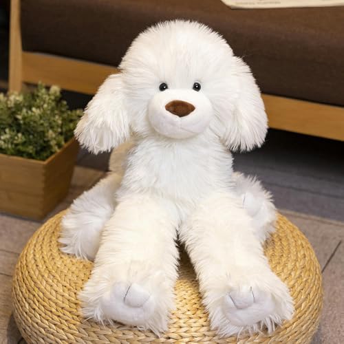 QhBdjx Teddy Hund Plüschtier, süßes Tier Hundepuppe weiches Kissen für Kinder Geburtstagsgeschenk 40cm 1 von QhBdjx