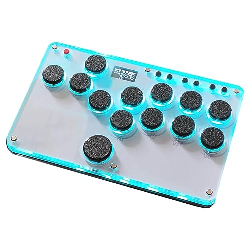 Qhpnunhq Slim Finger Joystick Full Button Arcade Fight Controller Wie Gezeigt Spielsteuerung für Lieblings-Arcade-Spiel von Qhpnunhq