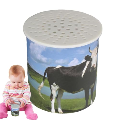 Cow Sound Machine, Voice Box Device, Cow Noise Maker, Realistic Cow Sounds, Inverted Sounding Device, Entertaining Sound Toy, Kids Cow Voice Maker, Farm Animal Sound, Child Friendly Sound Machine von Qhvynpo