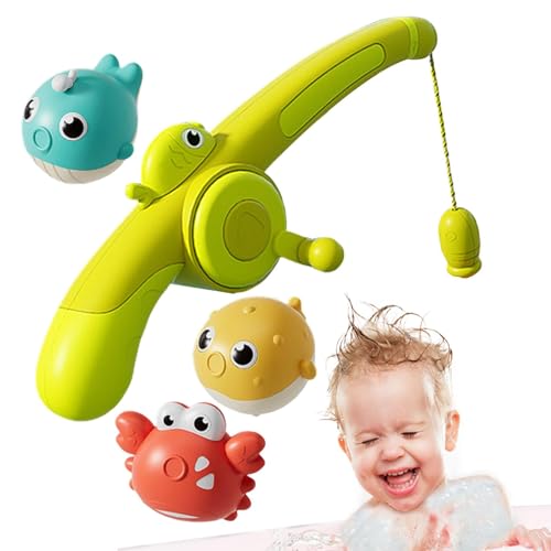 Fishing Pole Bath Toy, Magnetic Fishing Game, Fun Bathtime Toys, Educational Tub Game, Pool Game for Kids, Bath Toys for , Fishing Game for Kids, Interactive Bath Toy von Qhvynpo