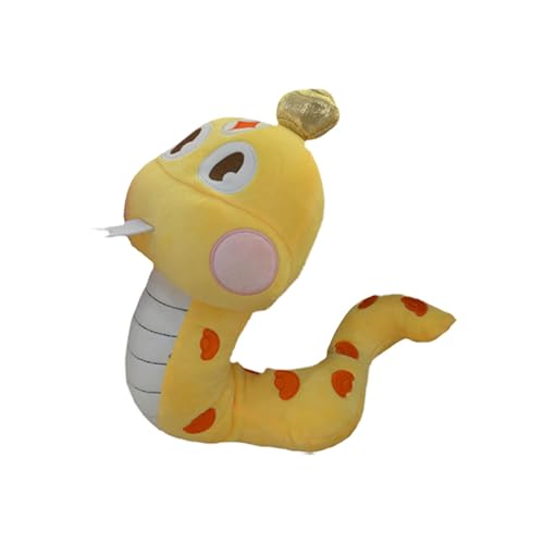 Qhvynpo Adorable Stuffed Animal Snake with Yuanbao Design – Cute and Plush Snake Toy for Kids, Children, and Prank Props | Soft, Huggable, and Perfect for Collectors and Decor von Qhvynpo