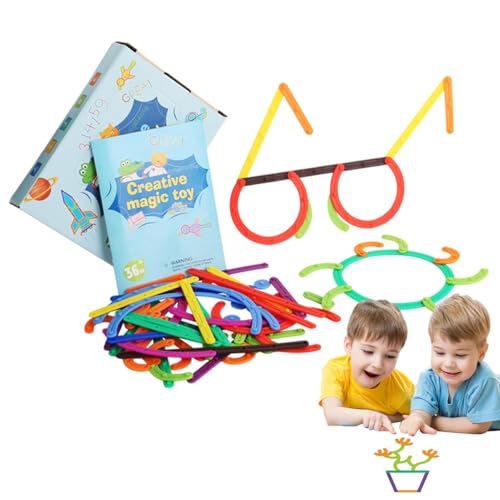 Qhvynpo Baustein, vielseitiges Puzzle-Spielzeug, Stammbausätze für Kinder, farbenfrohes interaktives Bauspielzeug, Spielzeug mit Lernressourcen, kreatives Lernspielzeug für Kinder, Kinderbausätze von Qhvynpo