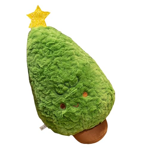 Qhvynpo Christmas Tree Plush, Christmas Doll, Soft Stuffed Christmas Tree Toy, Christmas Tree Toy, Christmas Favors, Christmas Decorations, Holiday Plush Toy, Christmas Stuffed Doll von Qhvynpo