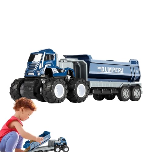 Qhvynpo Dump Truck Toy, Simulation Engineering Vehicle Large Truck, Large Dump Truck Toy Toddler Friction Powered Truck Vehicle Toy for Boys Girls Birthday, Birthday for Kids von Qhvynpo