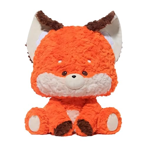 Qhvynpo Fox Stuffed Animal Plush | 14.9 Inches Fox Plush Stuffed Animal | Huggable Fox Throw Pillow, Cuddly Fox Plush Toy, Fox Plush Toy for Kids, Soft Fox Stuffed Animal, Large Fox Plush Pillow von Qhvynpo