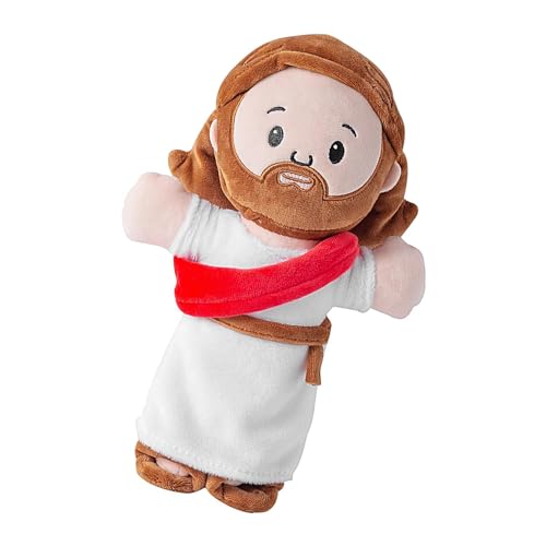 Qhvynpo Jesus Plush Toy, Cartoon Stuffed Jesus Doll, Jesus Throw Pillow, Soft Jesus Plush Doll, Elastic Jesus Home Decoration, Jesus Doll for Game Room, Kids Room Jesus Plush, Bedroom Jesus Plush Toy von Qhvynpo