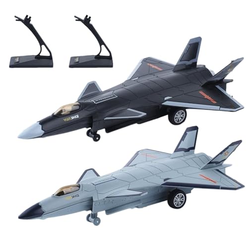 Qhvynpo Kämpfer | Flugzeugmodell | Flugzeugmodell, interaktives Flugzeugspielzeug, Flugzeugmodelle mit Lichtgeräuschen, Kampfflugzeug-Sprüheffekt, pädagogisches Modellflugzeug für Kinder von Qhvynpo