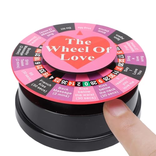 Roulette Wheel Desk Toy, Battery-Operated Roulette Fidget Toy, Drinking Game for Adults, Number Pattern Roulette Disc, Fidget Toy for Stress Relief, Interactive Desk Game Toy von Qhvynpo