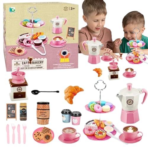 Tea Set for Toddler, Pretend Tea Time Play Set, Princess Tea Time Toy, Kids Kitchen Play Set, Toddler Tea Set, Pretend Play Kitchen Toy, Girls Tea Set, Educational Role Play Toy von Qhvynpo