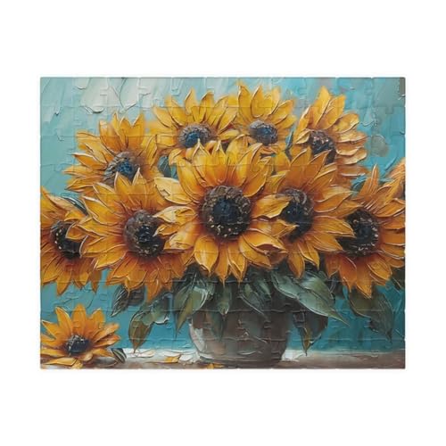 Puzzle 120 Teile Erwachsene Sonnenblumen 25 x 20 cm Puzzles für Erwachsene Pädagogisches Spiel Herausforderung Spielzeug Impossible Puzzle 120 Teile Puzzles Puzzle 120 Teile Erwachsene Sonnenblumen 25 x 20 cm Puzzles für Erwachsene Pädagogisches Spiel Herausforderung Spielzeug Impossible Puzzle 120 Teile Puzzles von QiHon