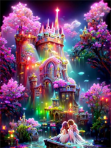 Puzzle 120 Teile Lila Traumschloss, Puzzle Erwachsene 25 x 20 cm, Herausforderndes Rätsel, Puzzlespiele für Die Ganze Familie, Klassische Puzzles für Erwachsene 120 Teile Puzzle 120 Teile Lila Traumschloss, Puzzle Erwachsene 25 x 20 cm, Herausforderndes Rätsel, Puzzlespiele für Die Ganze Familie, Klassische Puzzles für Erwachsene 120 Teile von QiHon