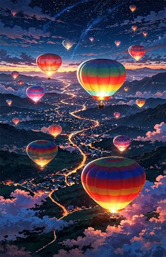 Puzzle 1314 Teile Erwachsene Heißluftballon 75 x 50 cm Puzzles für Erwachsene Pädagogisches Spiel Herausforderung Spielzeug Impossible Puzzle 1314 Teile Puzzles Puzzle 1314 Teile Erwachsene Heißluftballon 75 x 50 cm Puzzles für Erwachsene Pädagogisches Spiel Herausforderung Spielzeug Impossible Puzzle 1314 Teile Puzzles von QiHon