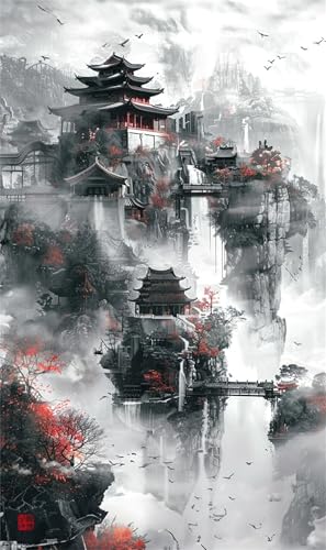 Puzzle 1314 Teile Erwachsene Tuschemalerei 75 x 50 cm Puzzles für Erwachsene Pädagogisches Spiel Herausforderung Spielzeug Impossible Puzzle 1314 Teile Puzzles Puzzle 1314 Teile Erwachsene Tuschemalerei 75 x 50 cm Puzzles für Erwachsene Pädagogisches Spiel Herausforderung Spielzeug Impossible Puzzle 1314 Teile Puzzles von QiHon