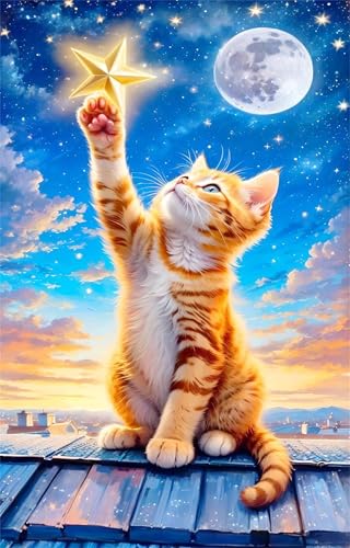 Puzzle 200 Teile Erwachsene Mond Sterne Katzen 35 x 25 cm Puzzles für Erwachsene Pädagogisches Spiel Herausforderung Spielzeug Impossible Puzzle 200 Teile Puzzles Puzzle 200 Teile Erwachsene Mond Sterne Katzen 35 x 25 cm Puzzles für Erwachsene Pädagogisches Spiel Herausforderung Spielzeug Impossible Puzzle 200 Teile Puzzles von QiHon