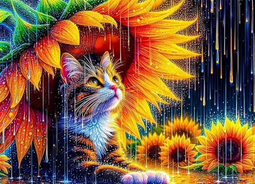 Puzzle 200 Teile Erwachsene Sonnenblume Katze 35 x 25 cm Puzzles für Erwachsene Pädagogisches Spiel Herausforderung Spielzeug Impossible Puzzle 200 Teile Puzzles Puzzle 200 Teile Erwachsene Sonnenblume Katze 35 x 25 cm Puzzles für Erwachsene Pädagogisches Spiel Herausforderung Spielzeug Impossible Puzzle 200 Teile Puzzles von QiHon