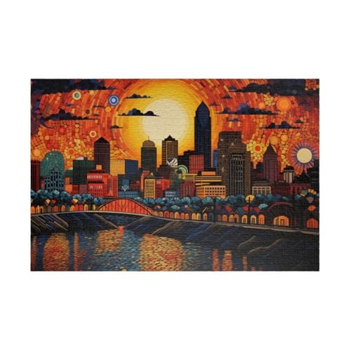 Puzzle 300 Teile Erwachsene Sonnenaufgang Stadt 40 x 28 cm Puzzles für Erwachsene Pädagogisches Spiel Herausforderung Spielzeug Impossible Puzzle 300 Teile Puzzles Puzzle 300 Teile Erwachsene Sonnenaufgang Stadt 40 x 28 cm Puzzles für Erwachsene Pädagogisches Spiel Herausforderung Spielzeug Impossible Puzzle 300 Teile Puzzles von QiHon