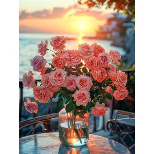 Puzzle 300 Teile Sonnenuntergangsrosen, Puzzle Erwachsene 40 x 28 cm, Herausforderndes Rätsel, Puzzlespiele für Die Ganze Familie, Klassische Puzzles für Erwachsene 300 Teile Puzzle 300 Teile Sonnenuntergangsrosen, Puzzle Erwachsene 40 x 28 cm, Herausforderndes Rätsel, Puzzlespiele für Die Ganze Familie, Klassische Puzzles für Erwachsene 300 Teile von QiHon