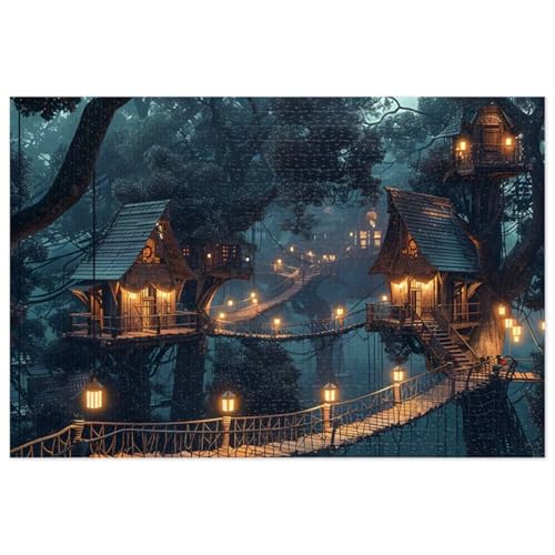 Puzzle 520 Teile Erwachsene Baumhauslandschaft 52 x 38 cm Puzzles für Erwachsene Pädagogisches Spiel Herausforderung Spielzeug Impossible Puzzle 520 Teile Puzzles Puzzle 520 Teile Erwachsene Baumhauslandschaft 52 x 38 cm Puzzles für Erwachsene Pädagogisches Spiel Herausforderung Spielzeug Impossible Puzzle 520 Teile Puzzles von QiHon