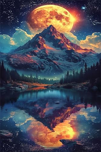 Puzzle 520 Teile Erwachsene Mondbergsee 52 x 38 cm Puzzles für Erwachsene Pädagogisches Spiel Herausforderung Spielzeug Impossible Puzzle 520 Teile Puzzles Puzzle 520 Teile Erwachsene Mondbergsee 52 x 38 cm Puzzles für Erwachsene Pädagogisches Spiel Herausforderung Spielzeug Impossible Puzzle 520 Teile Puzzles von QiHon