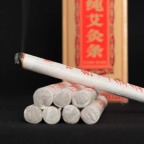 Chinesische Moxa Rein Wilde Beifuß Artemisia Zigarren Artemisia Argyi - Moxa 5 Jahre Handbuch Gesundheit Moxa-Streifen Moxibustion Spalt Körperpflege (Size : 18 * 200mm) von QiQizhang