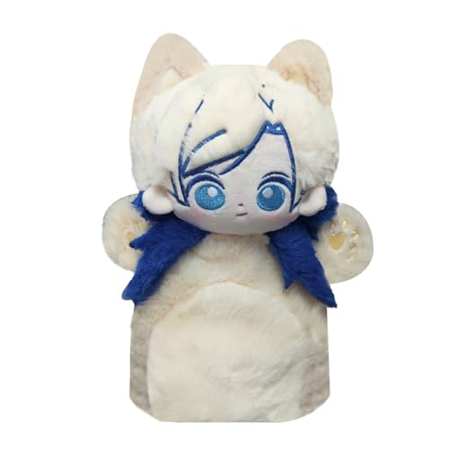 Anime Blue Lock Figur Kissen Michel Caesar Weiche Handpuppe Geschenke 25cm Niedlich Fingerpuppen für Puppentheater und Rollenspiele Party von Qiancc