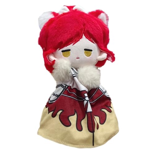 Fairy Tail Plüsch Baumwollpuppe 25cm Erza·Scarlet Handpuppe Spielzeug Weiches Stofftier Anime Peripheriegeschenke Sammlerstücke für Fans von Qiancc