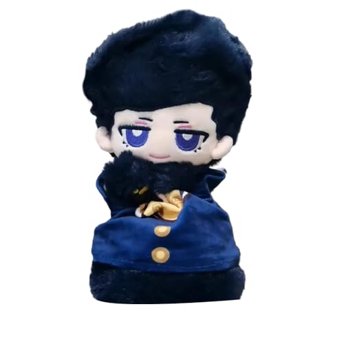 Higashikata Josuke Figuren Handpuppe Anime Niedlich Stoff Figur 25cm Hand Puppets Cosplay Requisiten für Puppentheater und Rollenspiele Party von Qiancc