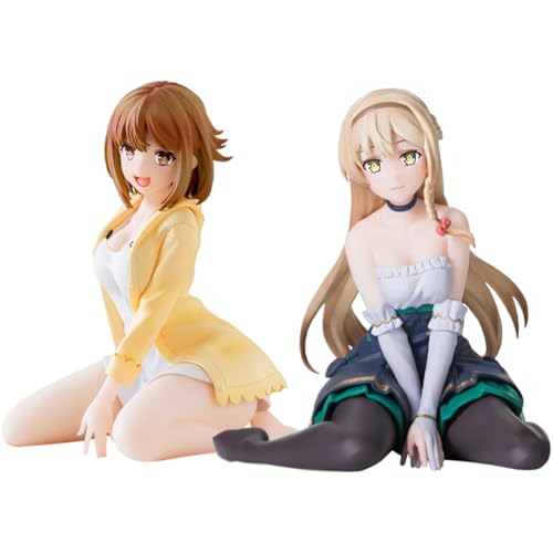 Qiancc 2PCS Lost Legends & The Secret Fairy Figuren, Klaudia Valentz/Reisalin Stout Figur Statue, Anime Noodle Stopper Figure, Cartoon Modell Dekoration von Qiancc