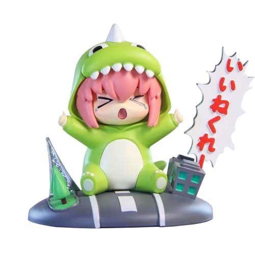 Qiancc Anime Bocchi The Rock Figuren Goto Hitori Kleiner Dinosaurier 10cm Minifiguren Modell PVC Statue Kuchendekoration Sammlerstücke von Qiancc