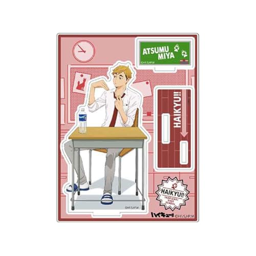 Qiancc Anime Haikyuu Acryl Stehfigur Miya Atsumu Acrylic Stand Klassenzimmer Time Series Doppelseitig Bedrucktes Acryl Dekorative Ornamente Sammlerstücke 15cm von Qiancc